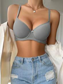 素色鋼圈胸罩