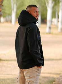 男士外套 - 黑色 - 查看 2