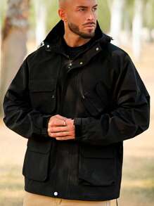 男士外套 - 黑色 - 查看 6