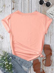 INAWLY Slogan Graphic Tee My Favorite People Call Me Mama Graphic Tees Women Tops