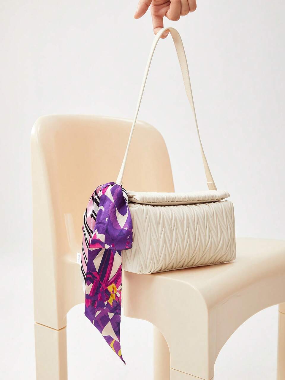 MOTF CHEVRON FLAP BAG