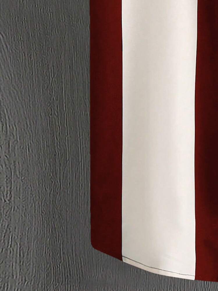 Manfinity LEGND Men Two Tone Shirt Without Tee - Red - View 5