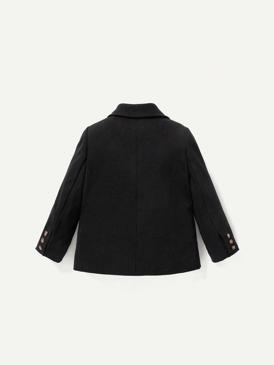 Baby Boy Embroidery Letter Pattern Flap Pocket Blazer