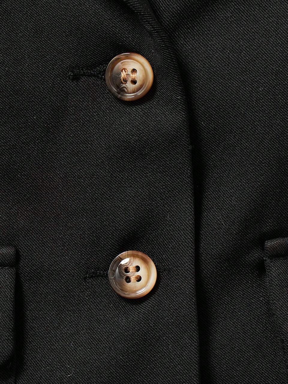 Baby Boy Embroidery Letter Pattern Flap Pocket Blazer