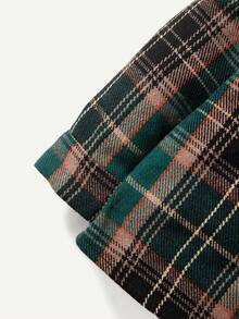 Cozy Pixies Baby Boy Plaid Print Hooded Jacket & Trousers & Tee - Multicolor - View 6