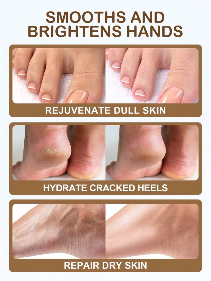 Our SlowSunday Coconut Foot Mask, For Dry Cracked Feet
