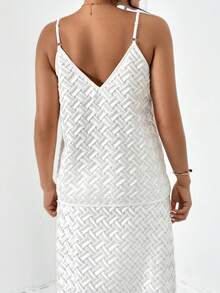 SHEIN Essnce Solid Cami Top - White - View 2