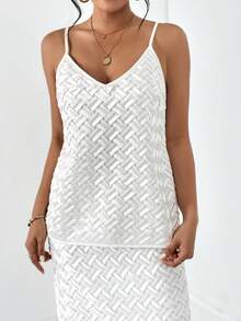 SHEIN Essnce Solid Cami Top - White - View 3