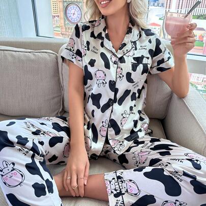 Cow Print Contrast …