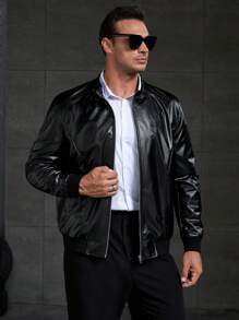 GENTILAND Nam Plus Jackets & Áo khoác - màu đen - Xem 1