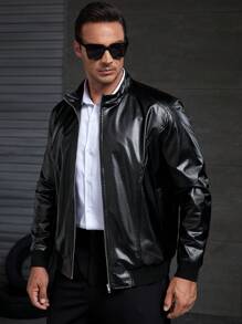 GENTILAND Nam Plus Jackets & Áo khoác - màu đen - Xem 4