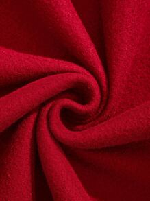 Manfinity Dauomo Men Zip Up Drawstring Thermal Lined Hoodie - Red - View 6