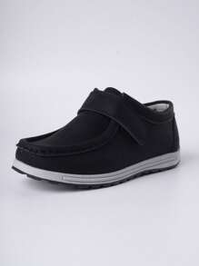 1 Đôi giày bệt trẻ em thoải mái, chống trượt, thời trang, đa năng, nhẹ, tối giản, phù hợp với mọi mùa - màu đen - Xem 4