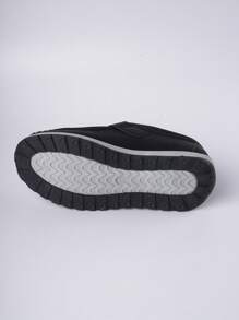 1 Đôi giày bệt trẻ em thoải mái, chống trượt, thời trang, đa năng, nhẹ, tối giản, phù hợp với mọi mùa - màu đen - Xem 5