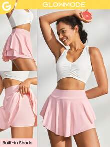GLOWMODE 飛揚的運動短裙 - 淺粉色 - 查看 1