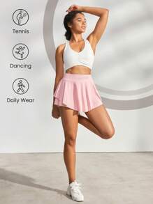 GLOWMODE 飛揚的運動短裙 - 淺粉色 - 查看 5