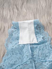 3入組花邊蕾絲內褲情趣內衣 - 彩色 - 查看 5