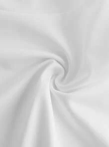 SHEIN 男大童人像圖案連帽運動上衣 - 白色 - 查看 4