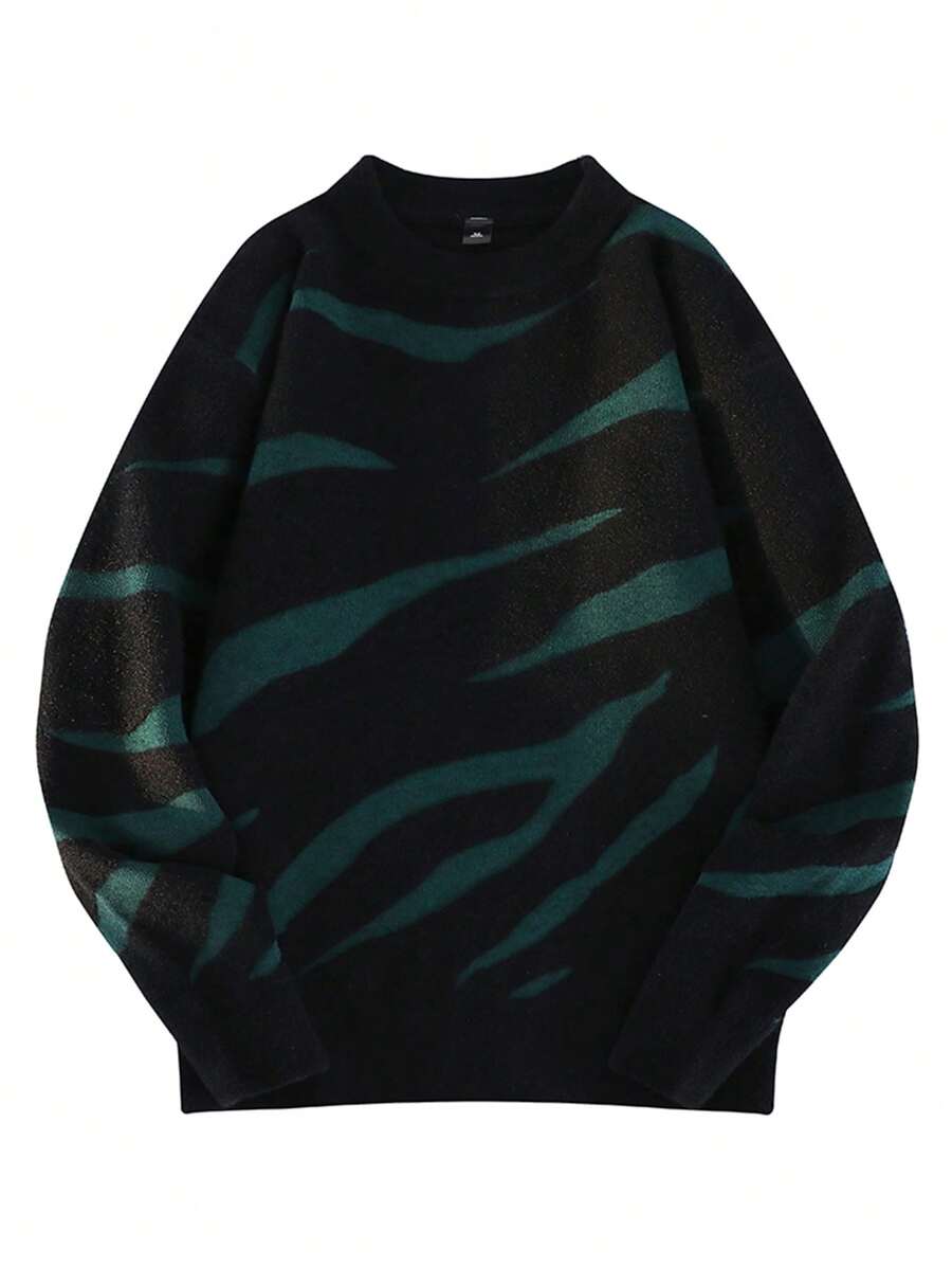 Men Graphic Pattern Sweater