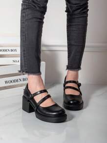 新品到貨復古瑪麗珍鞋適合女士,夏季時尚