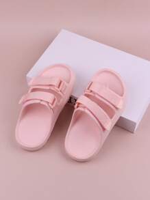 1 Paar Unisex Kinder Rosa Sandalen , atmungsaktiv Strand Hausschuhe für Outdoor - Pink - Übersicht 2