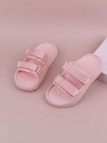 1 Paar Unisex Kinder Rosa Sandalen , atmungsaktiv Strand Hausschuhe für Outdoor - Pink - Übersicht 4