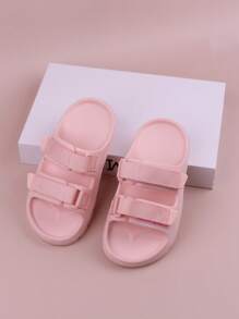 1 Paar Unisex Kinder Rosa Sandalen , atmungsaktiv Strand Hausschuhe für Outdoor - Pink - Übersicht 5