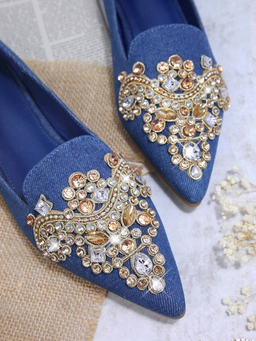 jeweled loafers