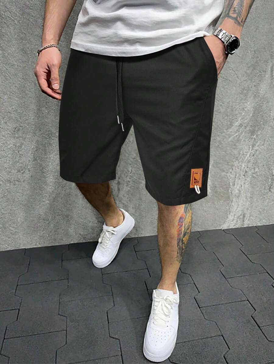 Manfinity Homme Quần Short Nam - màu đen - Xem 1