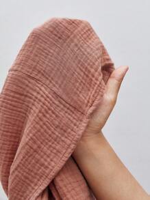SHEIN Frenchy 大碼網眼刺繡T恤&前打結長褲 - 彩色 - 查看 6
