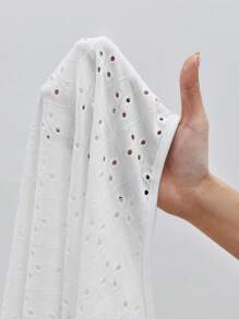 SHEIN Frenchy Plus Sweetheart Neck Ruched Front Schiffy Tee - White - View 6