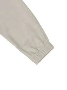 Manfinity LEGND 男士翻蓋口袋腰部抽繩工裝褲 - 米色 - 查看 6