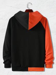 Manfinity LEGND Nam Đồ họa Chữ cái Hai âm Tay Raglan Dây rút Hoodie - Nhiều màu - Xem 2