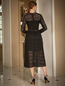 Eilly Bazar Monos de Fiesta de Mujer - Negro - Ver 2