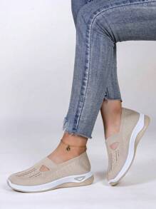 STEPREACH 秋冬女士轻便透气圆头驾车鞋，春季系列，女士运动鞋