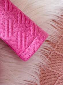 Đứa bé gái Cổ áo Borg Cổ áo tương phản áo & Cái túi - Nhiều màu - Xem 7