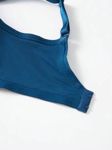 2 Packs Plus Size Casual Plain Fabric Backless Bras Multicolor Medium Stretch - Multicolor - View 6