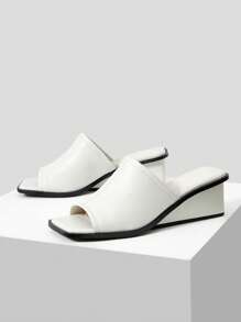 MOTF PREMIUM SANDALE CU TOC PÂNĂ MULES PANTOF DE VACANȚĂ PANTOF DE VĂRĂ HALLOWEEN CĂRĂCIUN PANTOF DE PRIMAVARĂ - alb - Vizualizare 4
