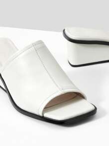 MOTF PREMIUM SANDALE CU TOC PÂNĂ MULES PANTOF DE VACANȚĂ PANTOF DE VĂRĂ HALLOWEEN CĂRĂCIUN PANTOF DE PRIMAVARĂ - alb - Vizualizare 5
