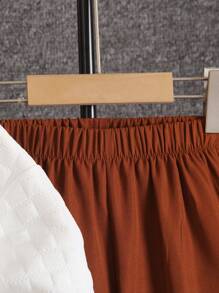 SHEIN Chàng trai trẻ Chi tiết Patched thư Áo nỉ & Chi tiết về Flap Quần - Nhiều màu - Xem 4