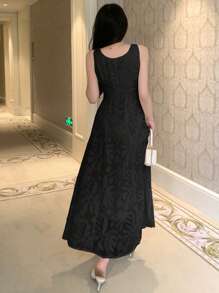 DAZY Solid A Line Dress Prom Dress Sundress