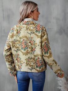 SHEIN LUNE In hoa Nút phía trước áo - Nhiều màu - Xem 6