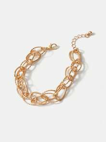 BizChic 簡約風時尚手鏈 - 金色 - 查看 5