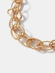 BizChic 簡約風時尚手鏈 - 金色 - 查看 8