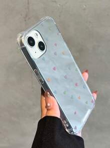 Maryam Alam Artist Girlcore Heart Pattern Mirror Phone Case, Holiday, Love Valentine's Day - Multicolor - View 4