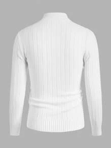 Manfinity VCAY 男士素色小高領套頭毛衣