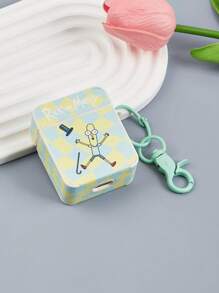 Rick and Morty | ROMWE 1入組字母卡通圖案耳機殼 - 彩色 - 查看 2