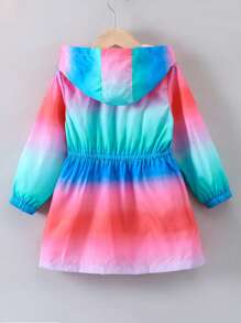 SHEIN 女小童漸層連帽外套 - 彩色 - 查看 2
