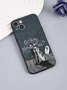 Corpse Bride | ROMWE Funda para móvil con estampado de figura - Multicolor - Ver 2