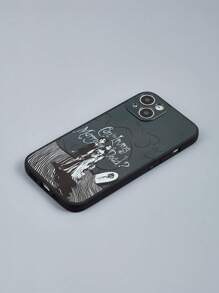 Corpse Bride | ROMWE Funda para móvil con estampado de figura - Multicolor - Ver 3